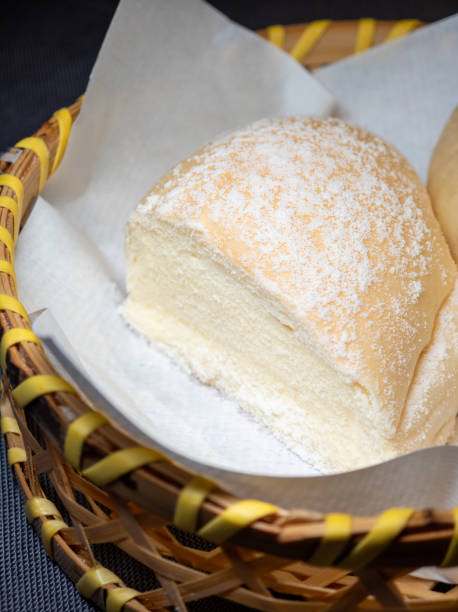 istock Cream Bread in a food basket 2170840236