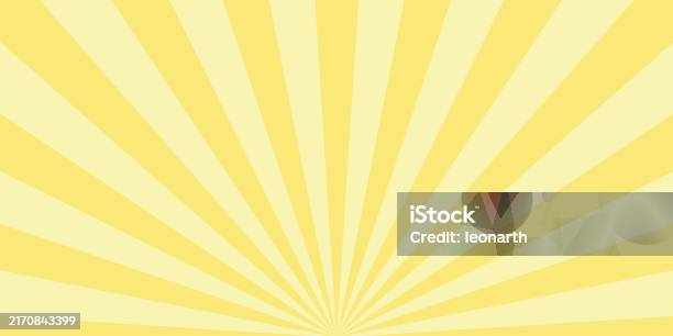 Yellow Line For Sun Rays Sunrise Sunbeam Rays Yellow Lines Background Light Stock Illustration ...