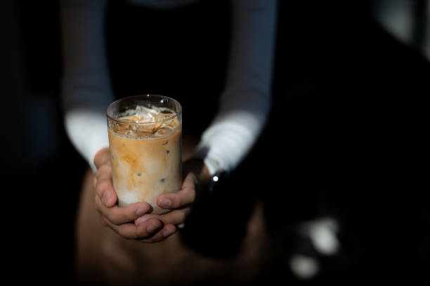 istock Glass of coffee on the table 2170844127