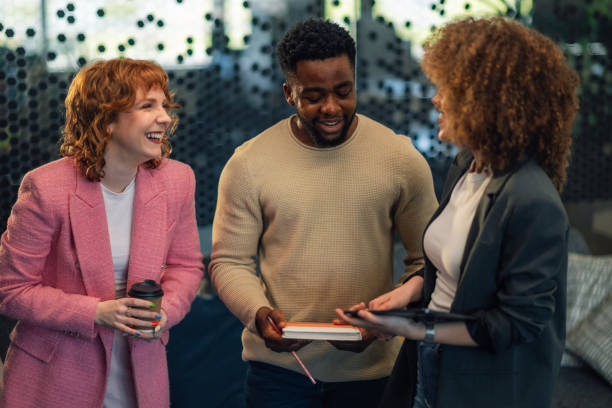 istock Diverse businesspeople at office discussing innovative project. 2170844690