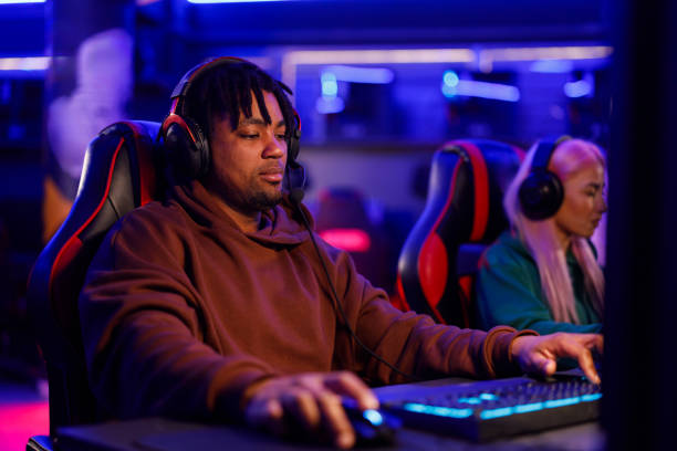 istock An interracial gamer with headset in practicing for esport tournament. 2170844713