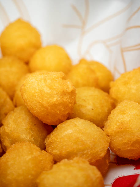 istock Golden Crispy Potato Balls on a dinner plate 2170848853