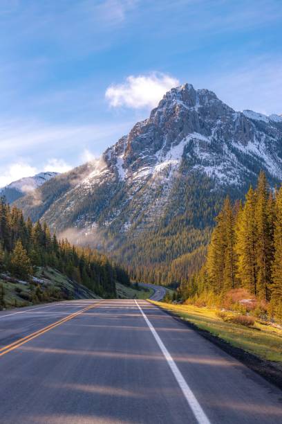 istock Highway Leading To The Kananaskis Mountains Under A Blue Sky 2170871085