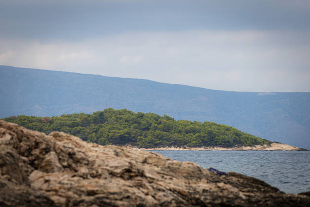 Beautiful Adriatic Sea view from Jelsa - Hvar Island / Croatia.