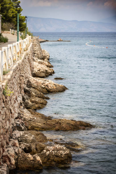 Landscape with Adriatic Sea.\nJelsa - Hvar Island / Croatia.