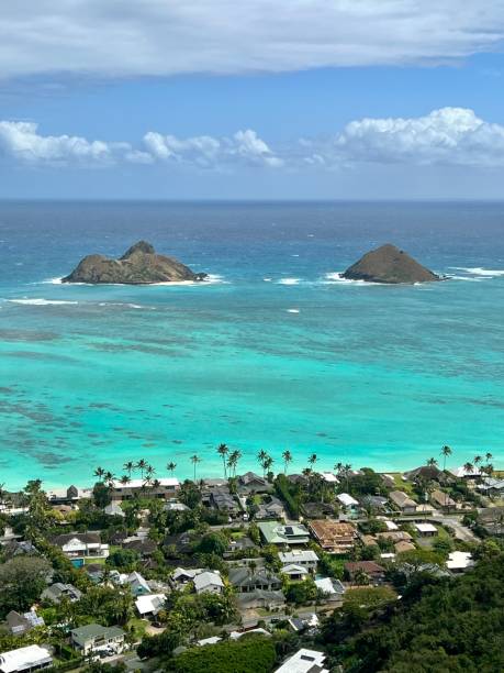 istock Tropical views from Lanikai Pillbox, Oahu 2170878903