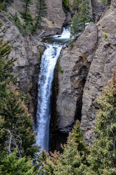 istock Waterfall in Yellowstone National Park from Above 2170879377