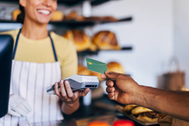 istock Customer Making Contactless Payment in a Bakery Shop 2170880601