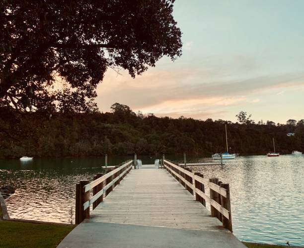 istock Sunset Over Sea Wharf 2170881795