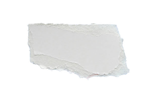 istock White ripped paper torn edges strips isolated on white background 2170885146