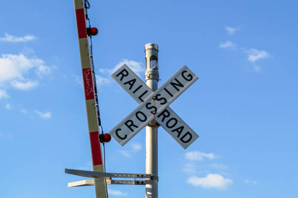 istock Railway Crossing Sign 2170888479