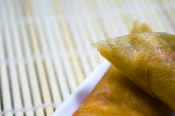Tspring rolls, loved by both children and adults, are a standard menu item.