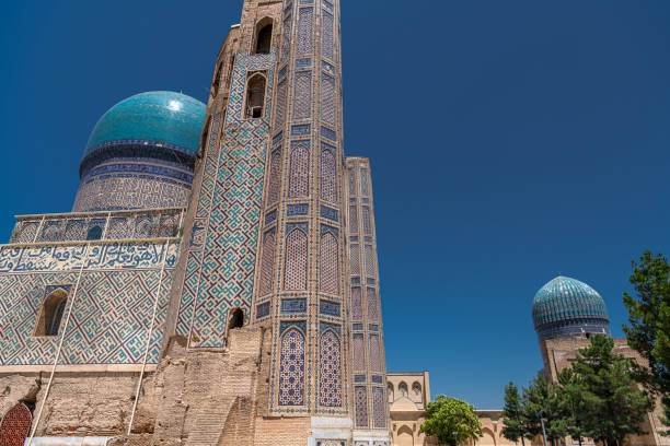 istock Architectural details of Bibi-Khanym Mosque in Samarkand, Uzbekistan 2170902484
