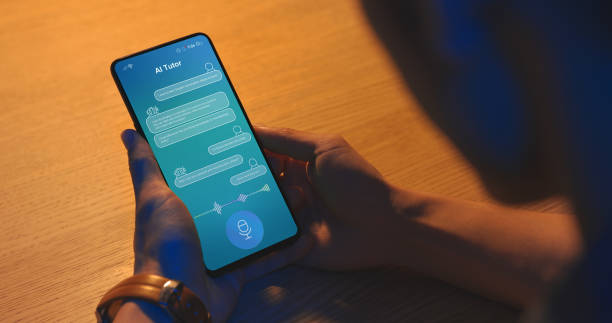 istock AI English tutor on phone 2170902581