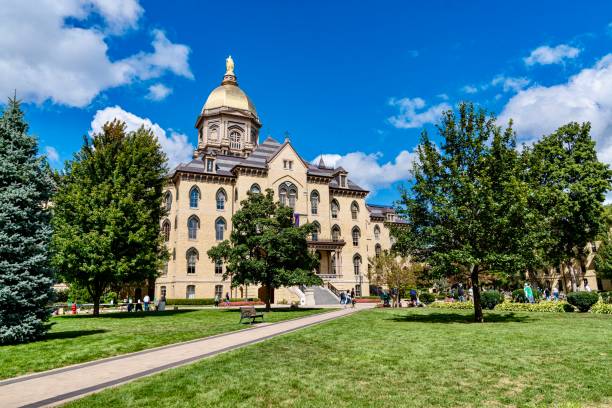 istock University of Notre Dame Main Building 2170902651