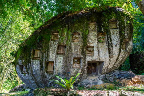 Rock graves in Tana Toraja, Indonesia