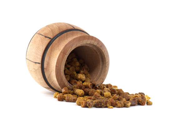 Organic Yellow Bee Pollen Granules.