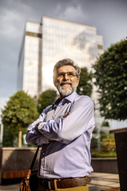 istock Successful male business leader outside office 2170908589