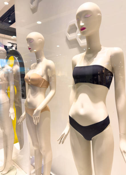 istock A mannequin in underwear in a market window 2170916913