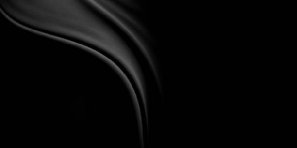 istock Curtain black wave and copy space. blurred abstract background. 2170916956