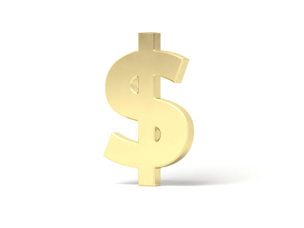 istock Dollar symbol isolated on white background. 2170917419