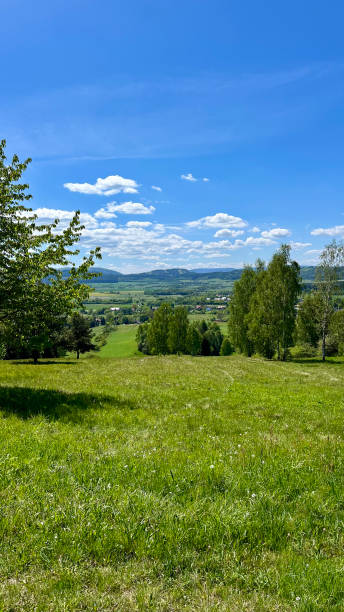 istock Mountain Landscape with Clouds North East, Czech Moravia, 2170925947