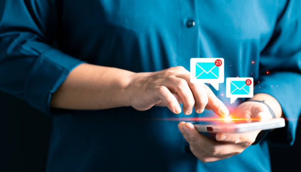 istock Electronic invitation was sent via email, delivering the message swiftly through cyberspace as digital letter for marketing campaign. email, invitation, mail, electronic mail, cyberspace, electronic. 2170926104