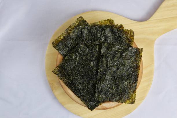 istock Crispy nori or dried seaweed 2170926399