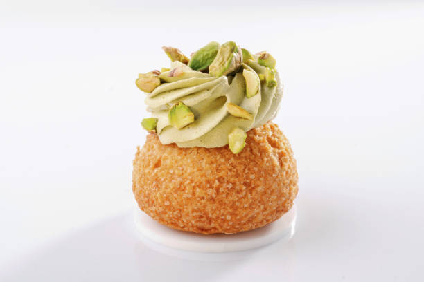 istock Detailed view. Delicious cake against white background 2170926817