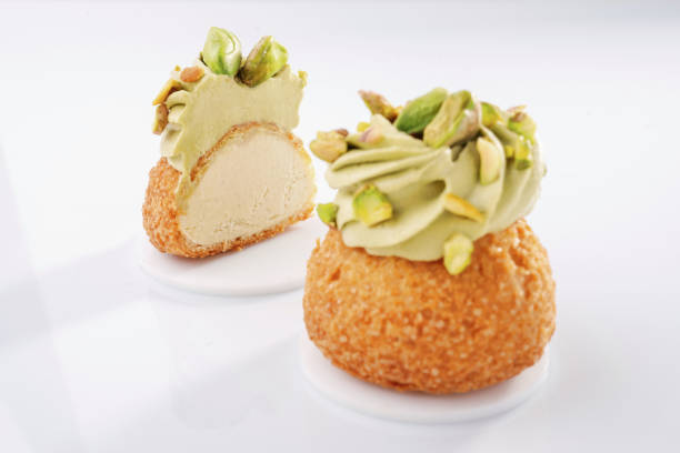 istock Professional bakery. Delicious cake against white background 2170926841