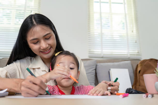 istock Mother and daughter enjoying creative time together 2170928049
