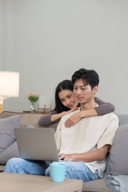 istock Young couple enjoying a serene home experience together 2170929210