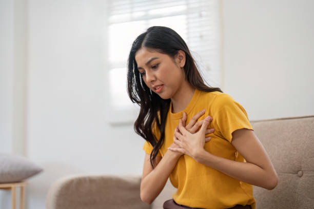 istock Experiencing anxiety related chest pain at home 2170929444