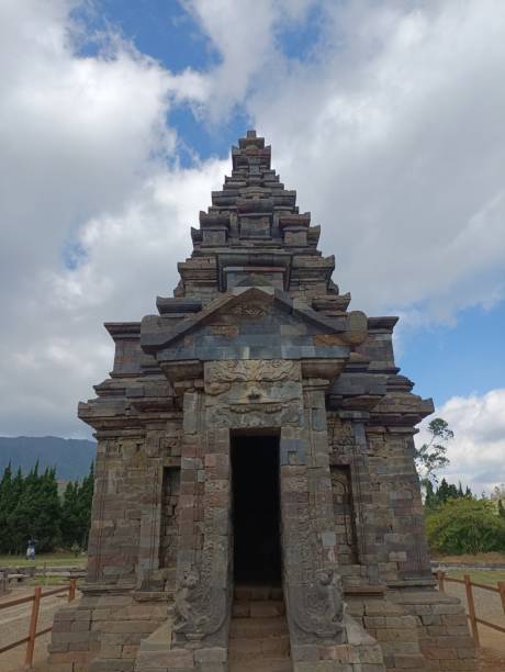 istock The ancient monument of Arjuna Temple in Dieng, Central Java. against a blue sky background 2170932340