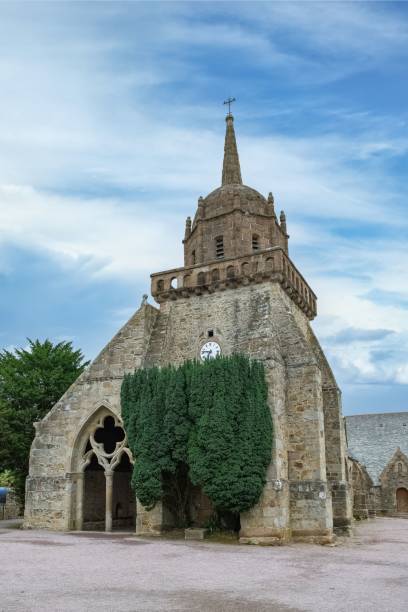istock Perros-Guirec, in Brittany, the church 2170934025