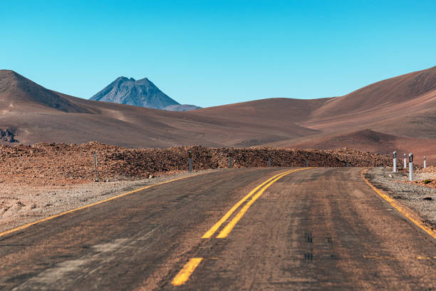 istock Scenic Road Through Atacama Desert In Chile With Mountain View 2170934487