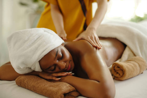 istock Receiving Relaxing Massage at Spa Resort 2170937772