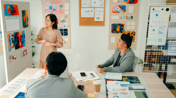 istock UX and UI Designers Presenting New Concepts in a Modern Office Setting During a Creative Meeting 2170938091