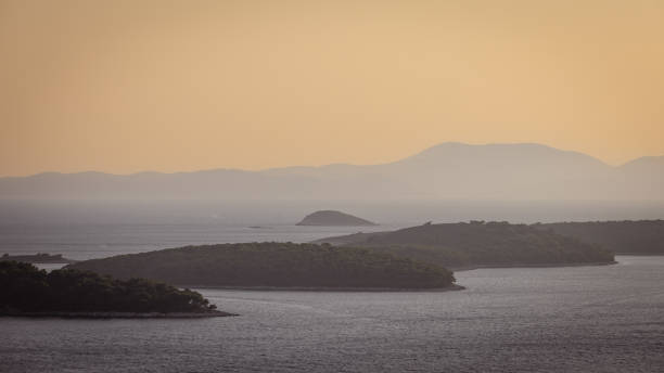 Hvar is a Croatian island in the Adriatic Sea, located off the Dalmatian coast.