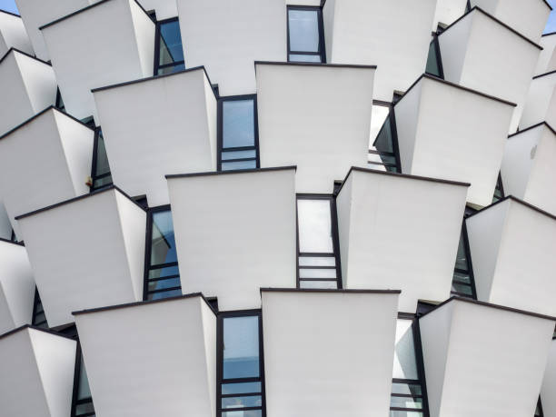 Cinisello Balsamo, Italy - September 7, 2024: Le Pigne, modern buildings at Cinisello Balsamo, Milan, Lombardy, Italy