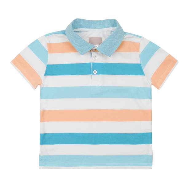 istock Kids striped shirt on white background 2170952818