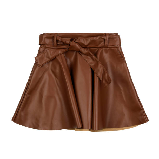 istock Leather Skirt for girls on white background 2170952832