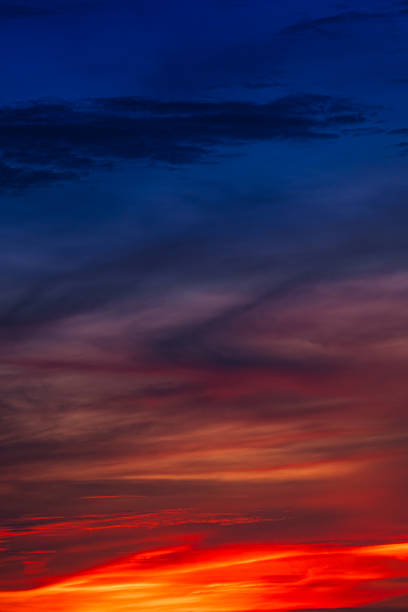 istock Background of the dawn sky with sunlight shining through the clouds creates a beautiful and fascinating color. 2170956009