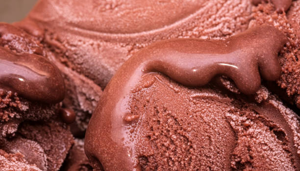istock Macro photo of chocolate ice cream. 2170956994