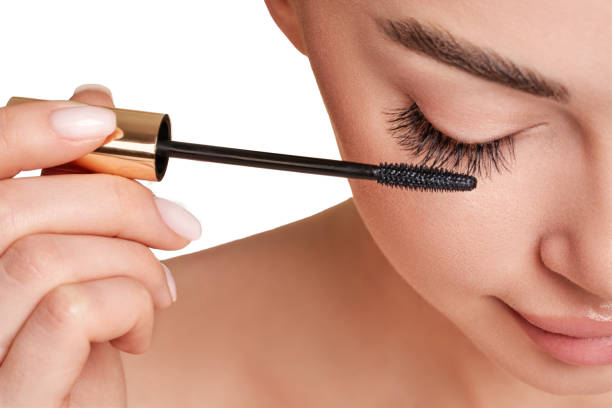 istock Beautiful woman with long false eyelashes 2170957651
