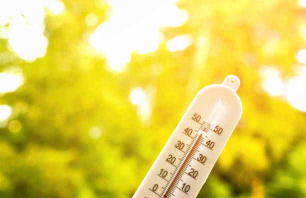 istock Thermometer for measuring outdoor air temperature. 2170960408