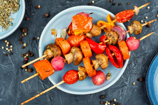 istock Homemade vegetable shish kababs 2170963744