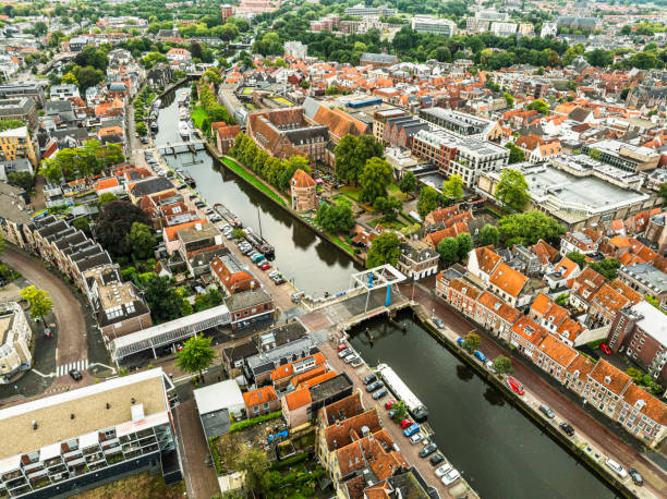 istock Zwolle from above during a summer sunset 2170967278