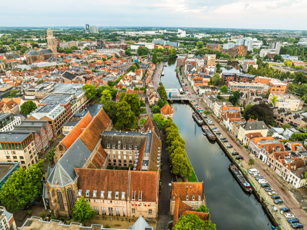 istock Zwolle from above during a summer sunset 2170967290