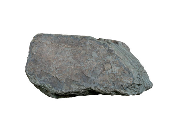 istock Rock Stone podium  isolated on white background for Product Display,Rock Cliff with rough texture surface,Natural stone formation located part of the mountain,Rock Sea element with clipping path. 2170969469